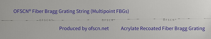 OFSCN® Polyacrylate Fiber Bragg Grating Strings