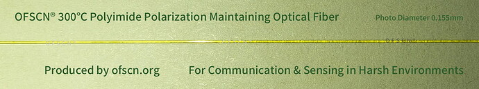 OFSCN® 300℃ Polyimide Panda-type PM Optical Fiber
