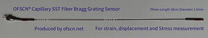 OFSCN Alloy Tube Packaged Fiber Bragg Grating strain sensor