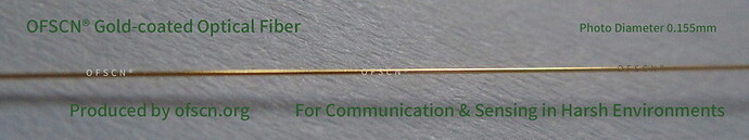 OFSCN® Gold-coated Optical Fiber