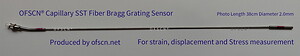 OFSCN Alloy Tube Packaged Fiber Bragg Grating strain sensor