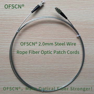 OFSCN® 2.0mm Steel Wire Rope Fiber Optic Patch Cord Image 2